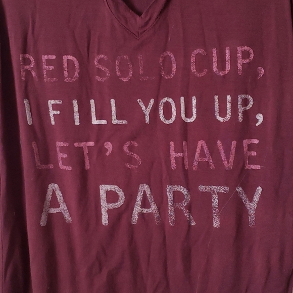 Lyric Culture Red Solo Cup T-Shirt size XS - Picture 7 of 7